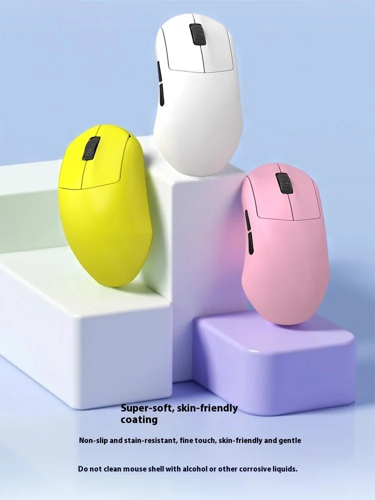 Imecoo P1 V2 마우스 무선 2.4g 듀얼 모드 300mah Paw3950 경량 Nordic52840 게이밍 마우스 PC 액세서리 게이머 선물