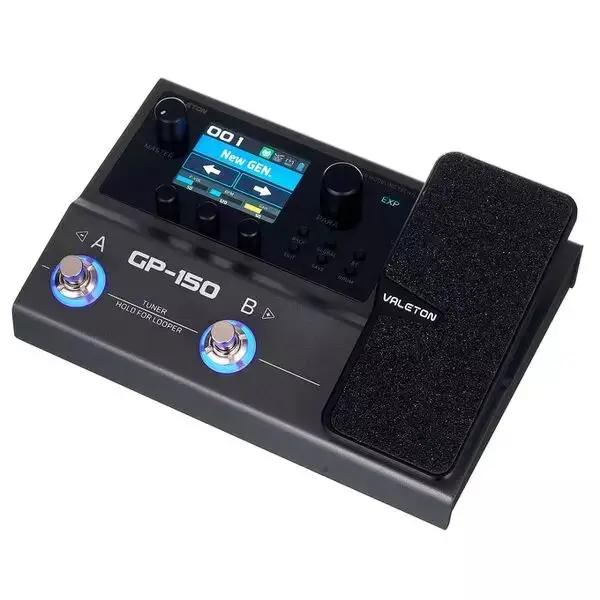 Valeton GP-150 멀티 이펙트 기타 프로세서 (IR 및 NAM 지원, 익스프레션 페달, 일렉 기타용 USB 오디오 인터페이스 포함)