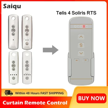 5 채널 커튼 원격 제어 Telis 1 4 RTS 순수 커튼 컨트롤러 교체 1810633 1810632 1810632A 1810631