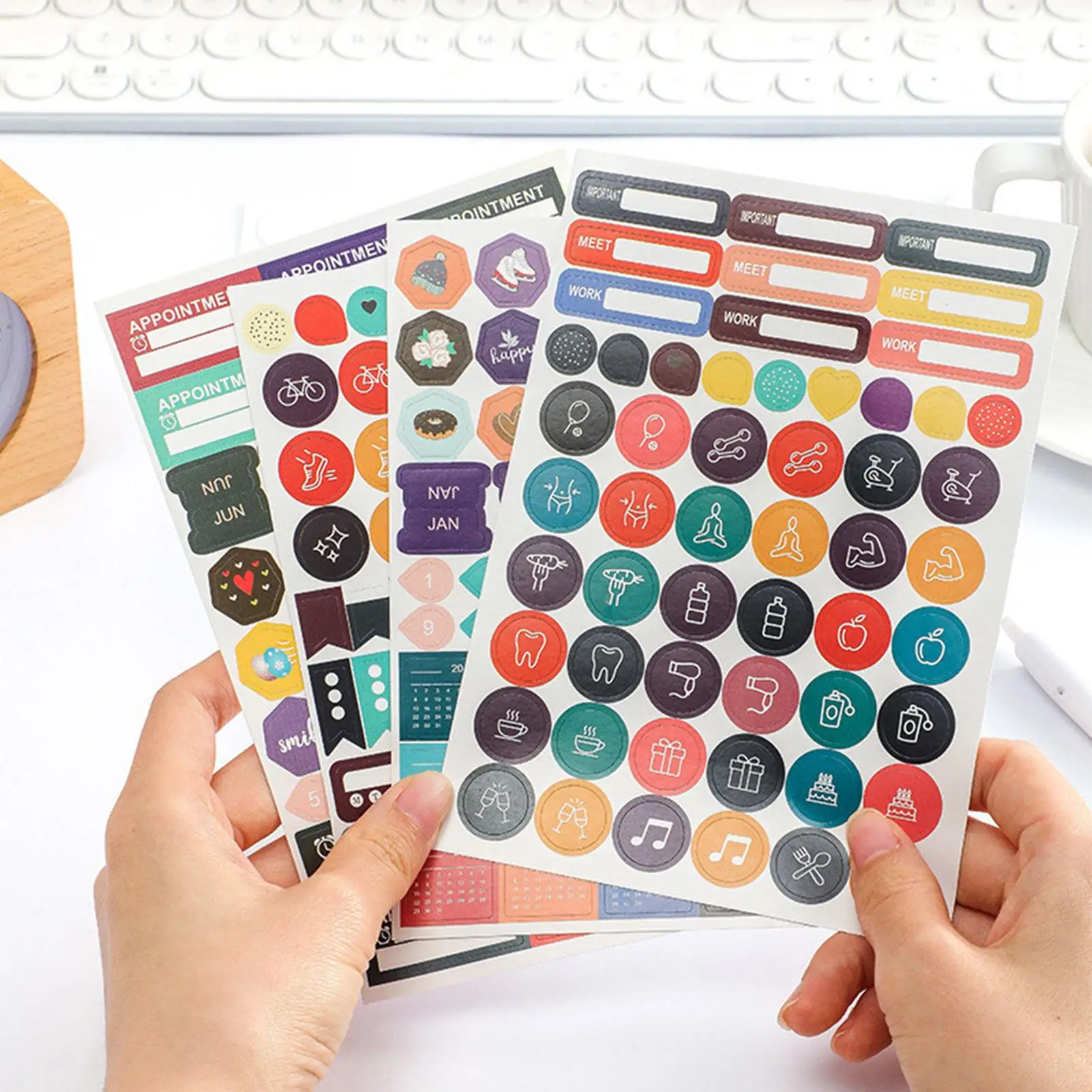 Wall Hanging Annual Planner & Calendar – Creative To-Do List & Schedule Organizer