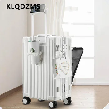 حقيبة سفر KLQDZMS بإطار ألومنيوم