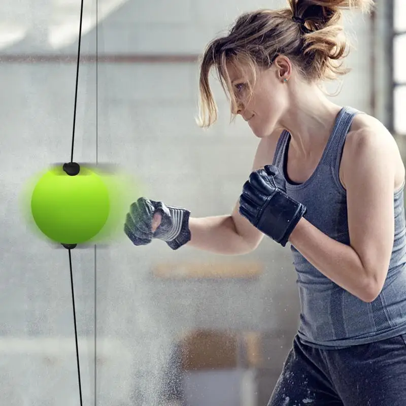 Adjustable Suction Cup Boxing Reflex Speed Ball Hand Eye Reaction Training Punch Fight Ball Fitness Equipment Accessories
