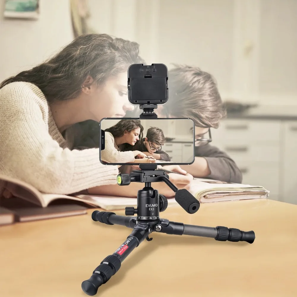 Tripod Ball Head Handle 360° Rotating Panoramic Ballhead with Q.R Plate for Trip