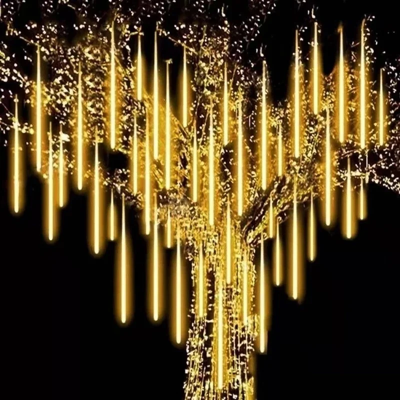 50cm 8Tubes LED Meteor Shower Rain Lights Waterproof for Christmas Holiday Party Patio Decor