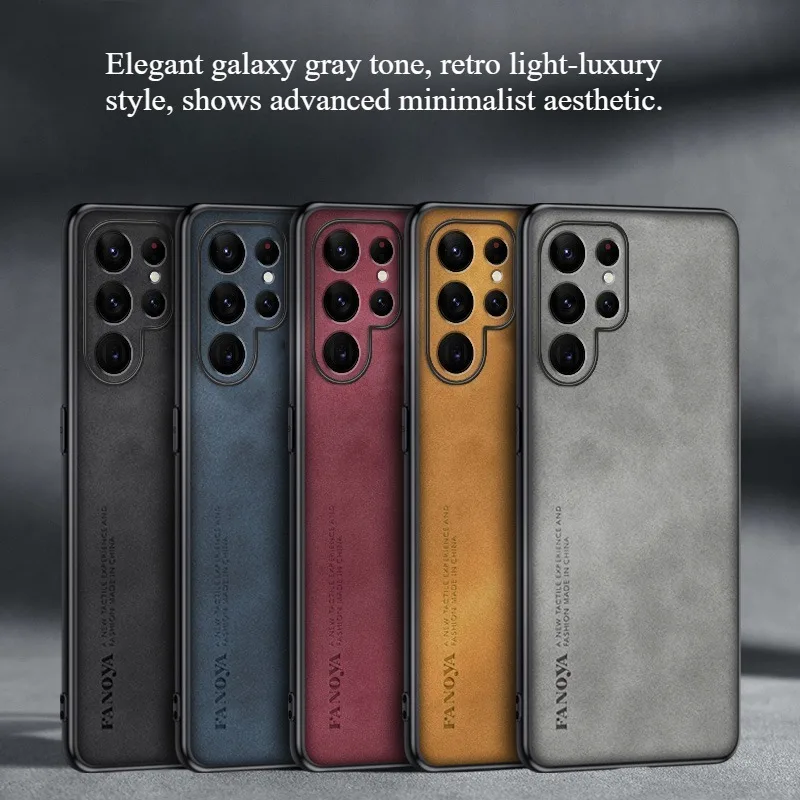 Luxury Sheepskin Leather Phone Case - Premium Back Cover