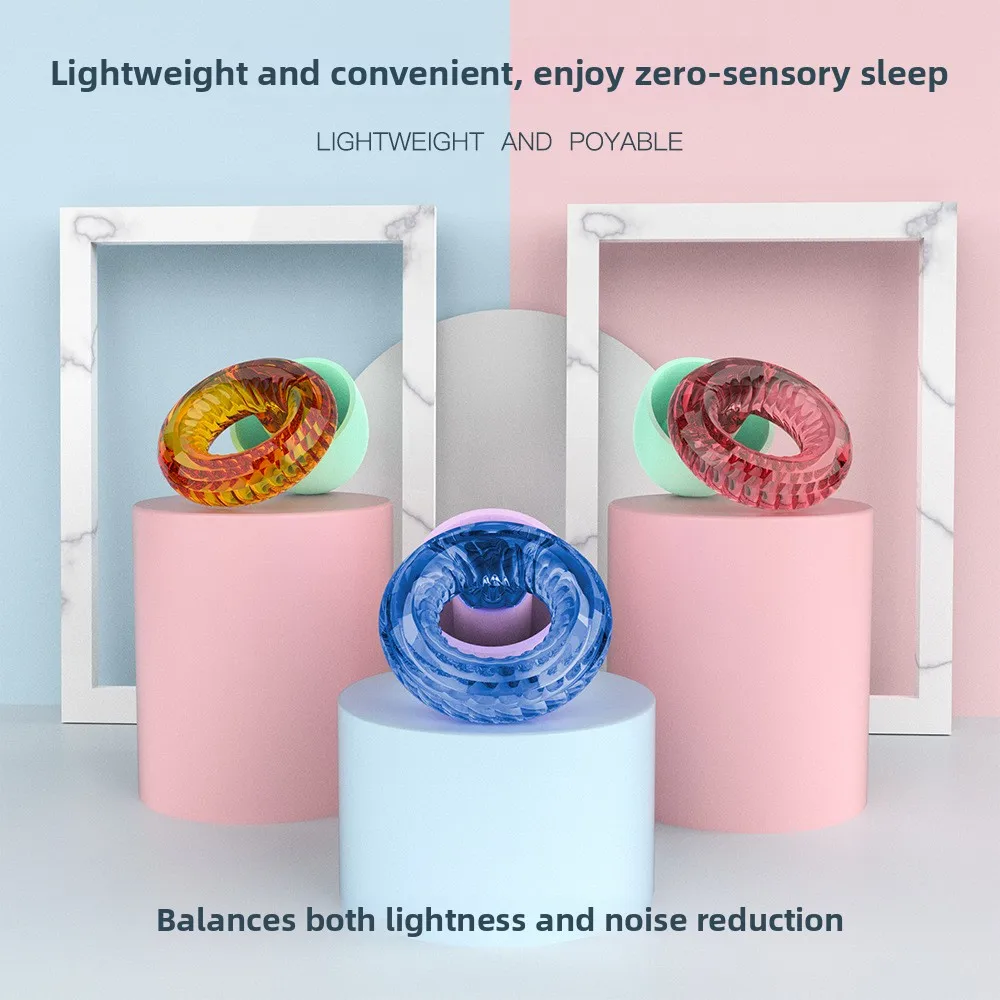 Silicone Noise-Reducing Sleep Earplugs for Superior Sound Insulation and Hearing Protection