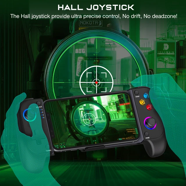 DinoFire 携帯電話ゲームパッドジョイスティック iPhone Android 