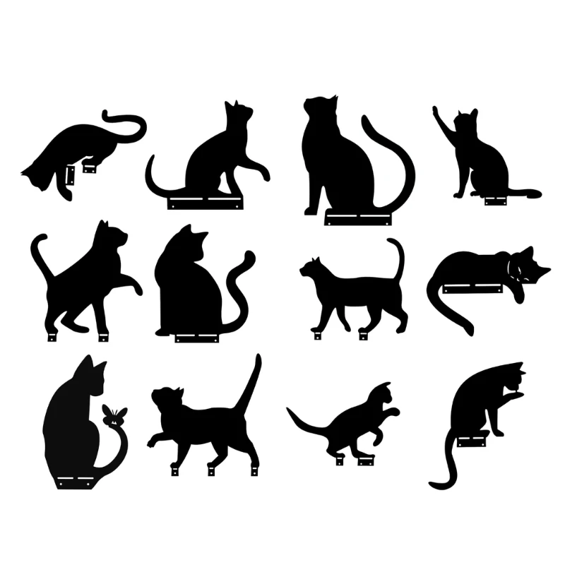 

Metal Garden Decors Metal Yard Animals Garden Stakes Yard Decorations Dropship