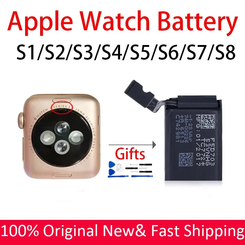 Rechargeable Battery for Apple Watch Series 1 2 3 4 5 SE 6 7 8 iWatch
