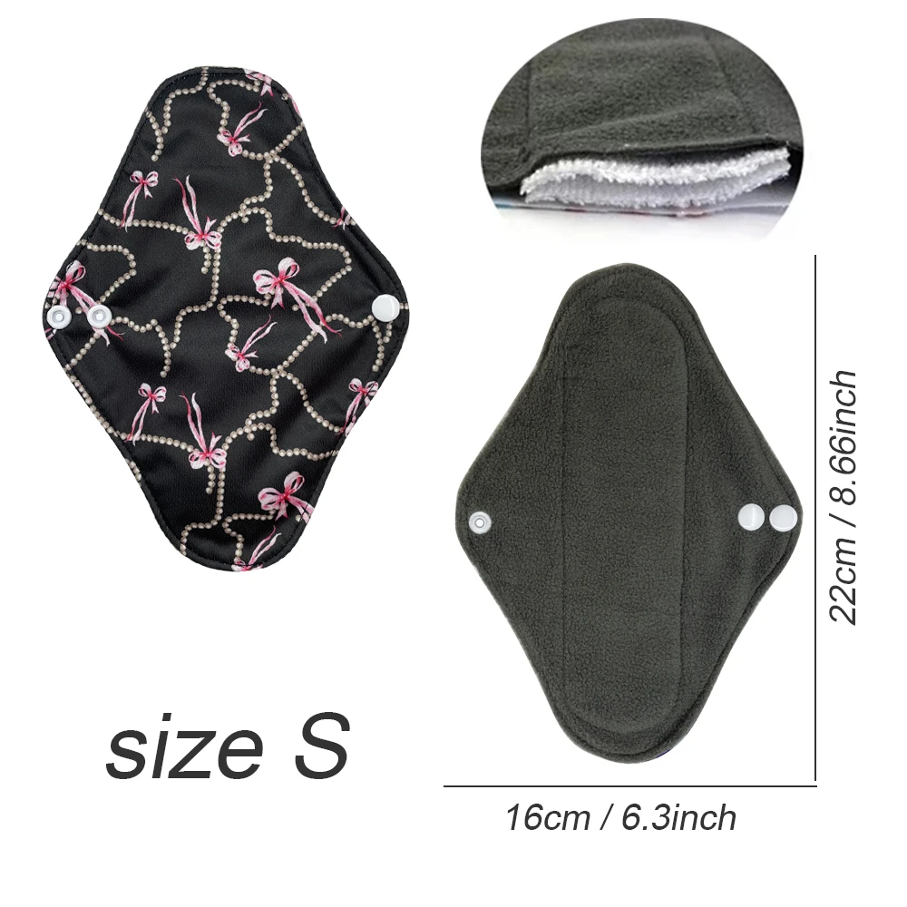 Eco-Friendly Reusable Bamboo Charcoal Menstrual Pad