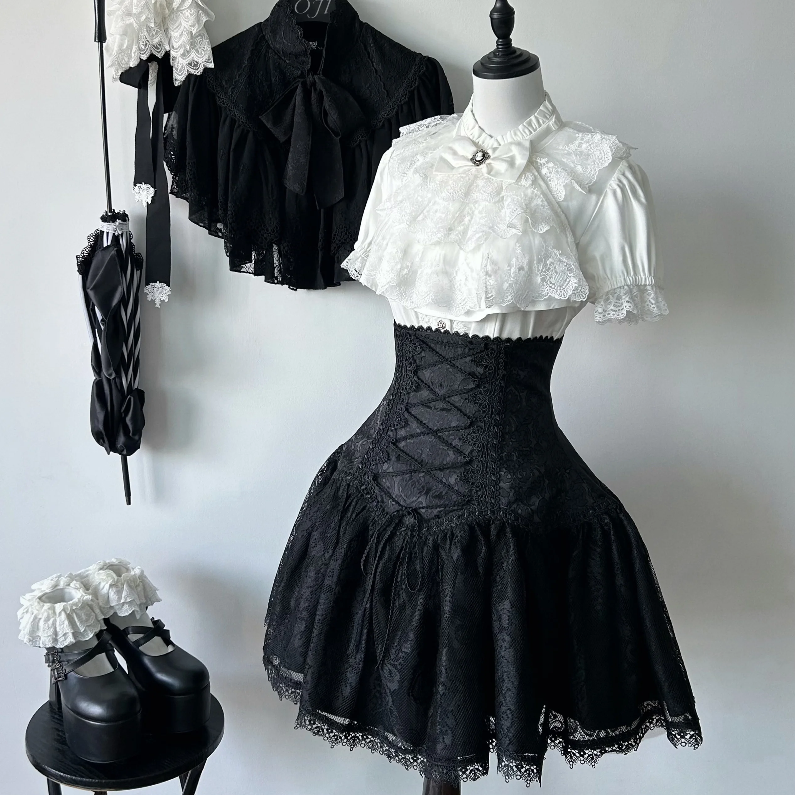 Cocoon Series, Gothic Victorian Lolita Shirt/SK/saliva Towel/shawl By [OJI] PRE ORDER / 3 months
