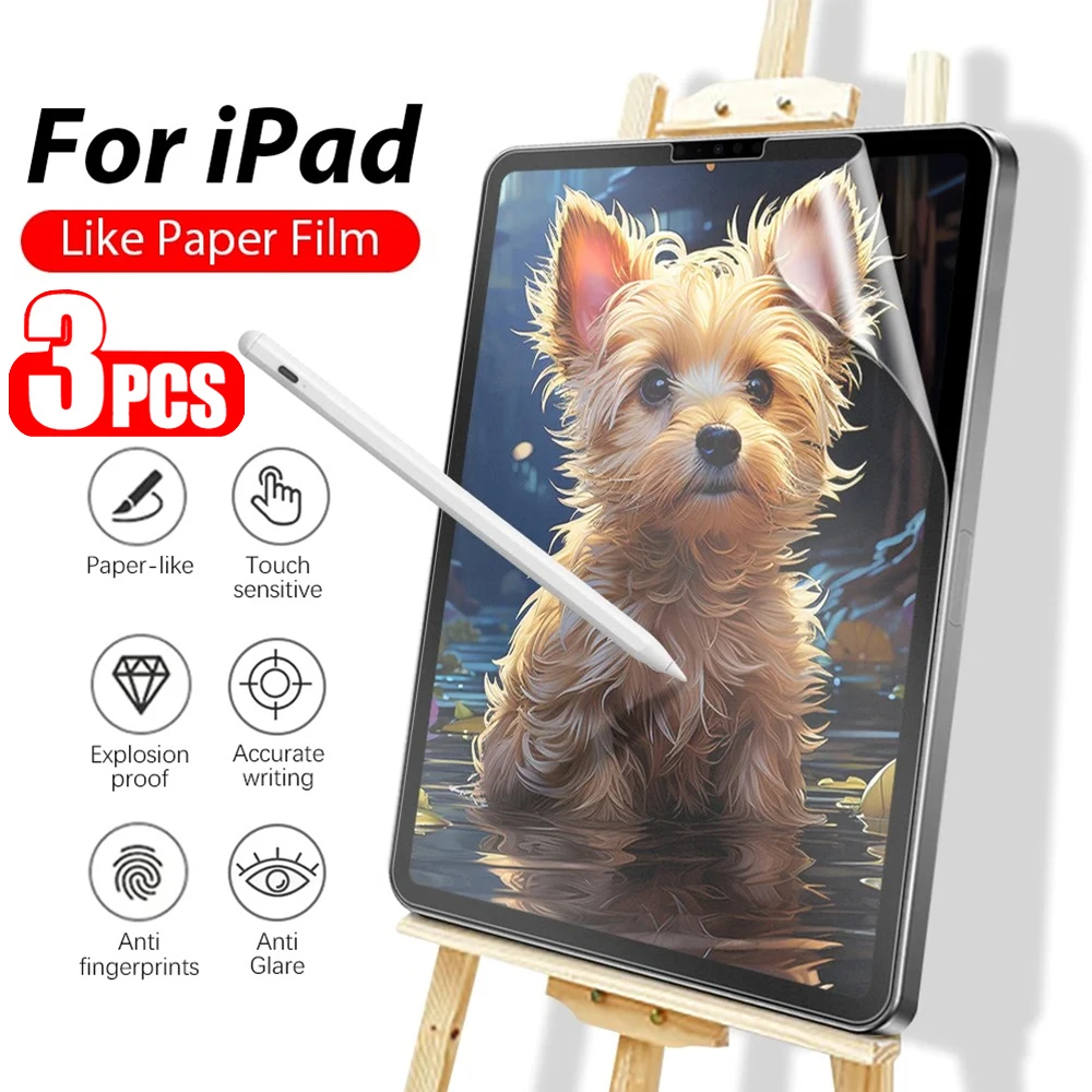 

Paper Feel Film For IPad Pro 11 12.9 Mini 6 Screen Protector For Ipad 10 9th 10th Generation 10.9 Air 5 4 3 2 7th 8th 10.2 Matte
