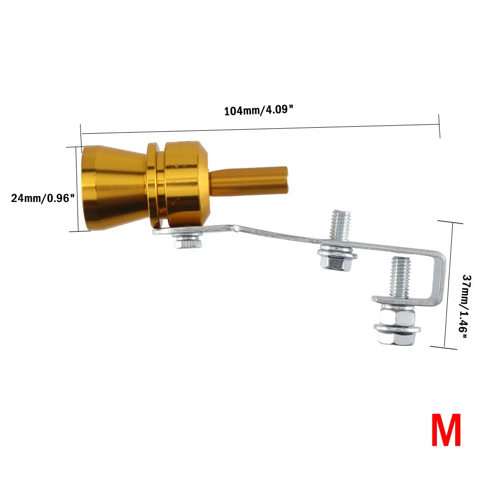 Sound Simulator Whistle Car Motorcycle Turbo Exhaust Pipe Muffler Imitator Valve for Automobile Refit Device Accessory