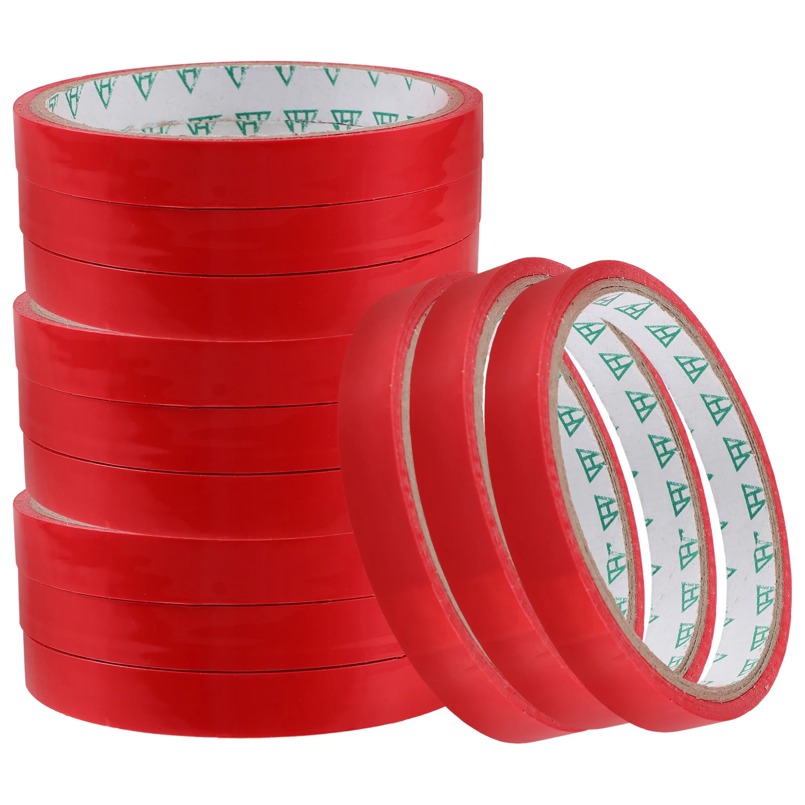 12 Pcs Brown Tape Packaging For Shipping Bag Tapes Tying Sealing Sealer Packing Red Packing Sealing Packaging Tape Roll