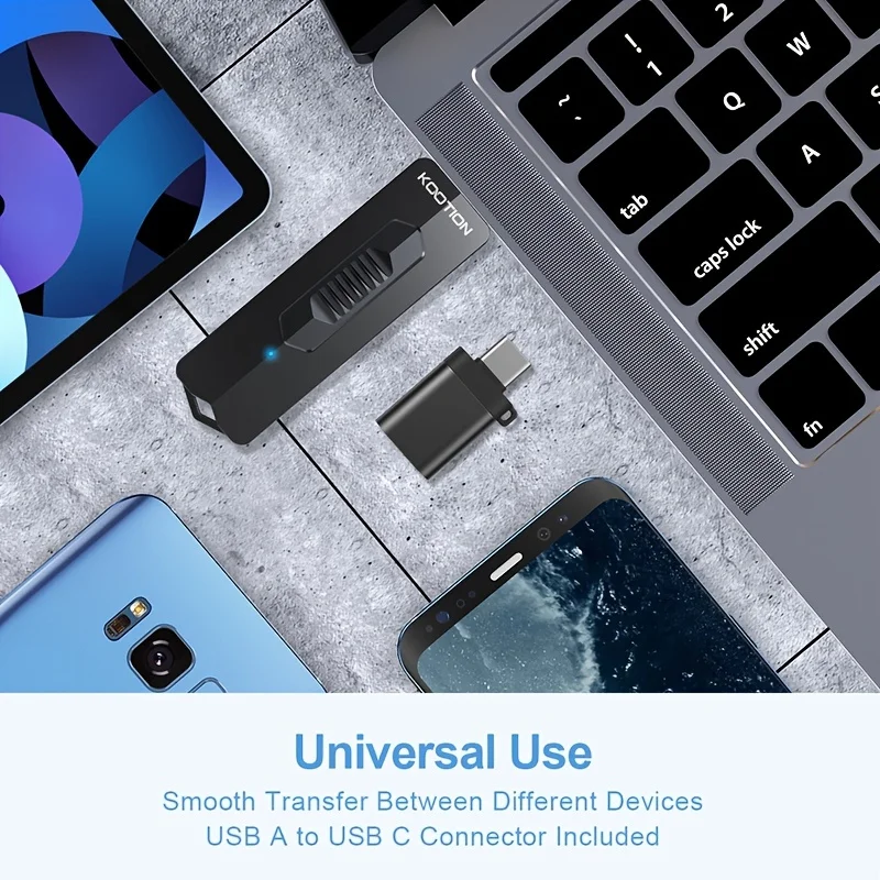 KOOTION U5OP  ޴ ָ Ʈ ̺ 500GB USB 3.1  SSD, Windows ȵ̵ Linux PS4 PS5  PSSD
