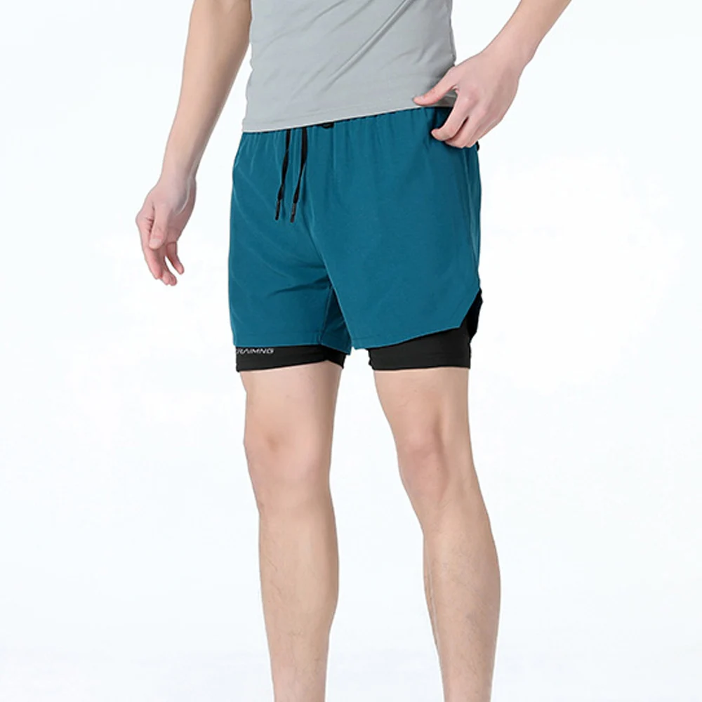 Men's Summer Quick Dry Sports Elastic Compression Shorts Man Running Gym Fitness Skinny Jogger Short Pants Sweatpants Male