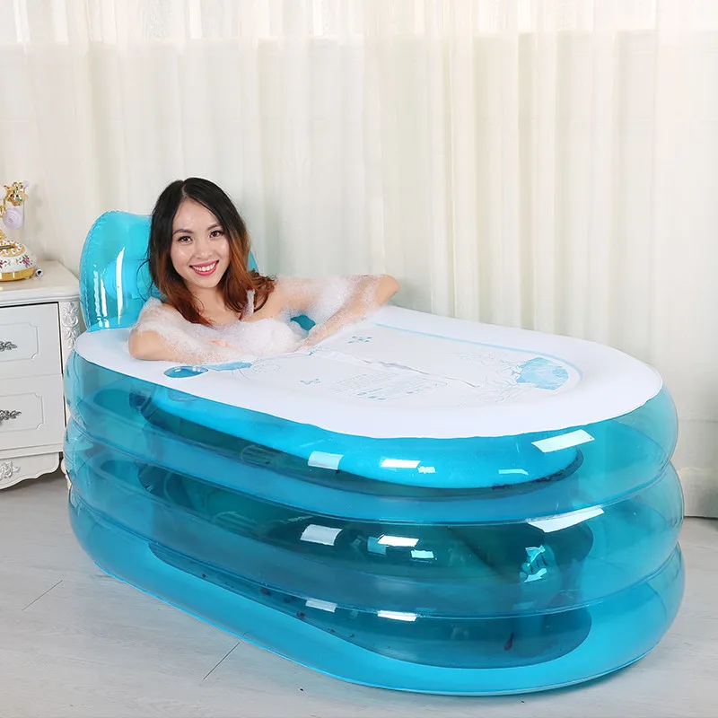 Adult Bubble Bath Inflatable Bath Bucket Foldable Bath Bucket Household ...