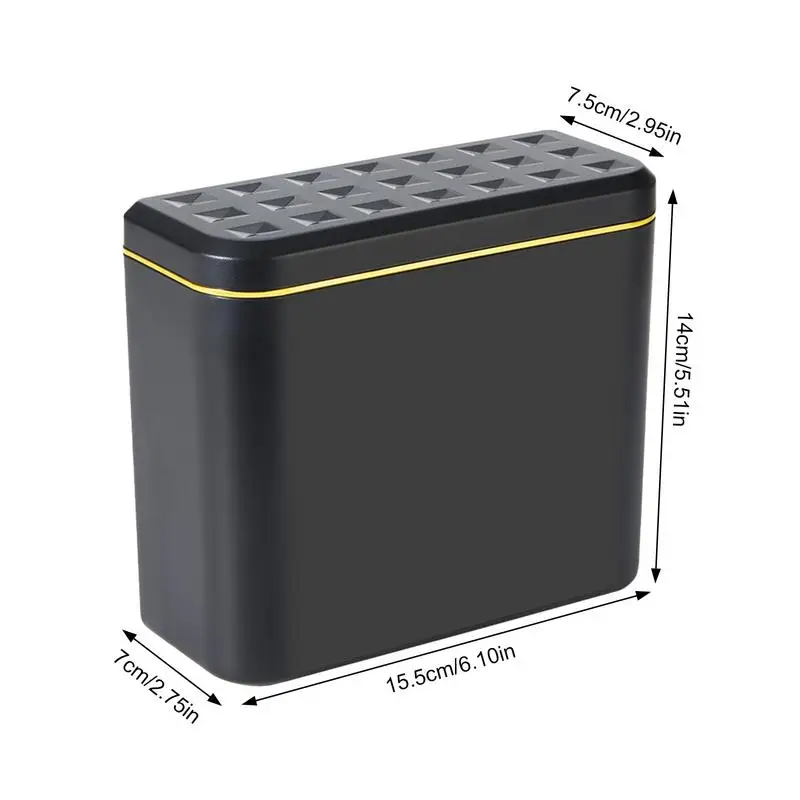 Automotive Garbage Cans Container Car Organizer Leak-Proof Auto Dustbin Lid Trash Bin For Car Vehicle