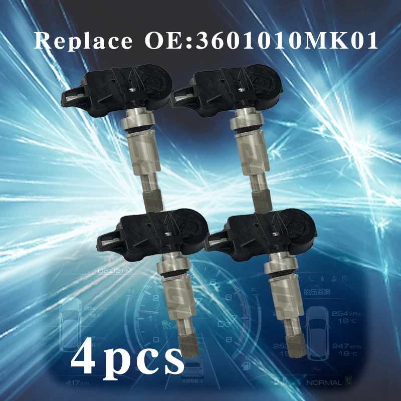 Датчики давления в шинах TPMS 433 МГц, замена 3601010MK01 для ChangAn CS55 EADO EV460 Oushang X70A A600