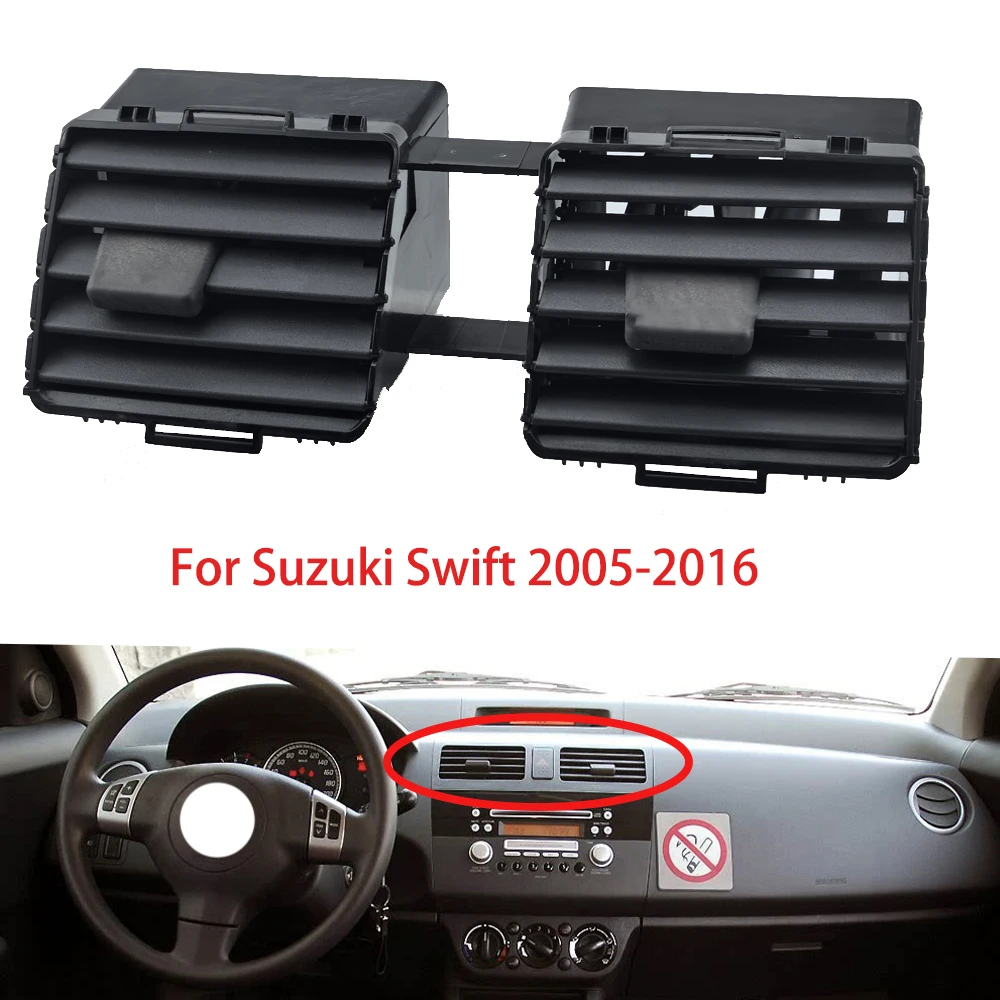 Suzuki Swift 2005-2016 에어컨 출력 대시 보드 에어컨 벤트 중앙 프레..