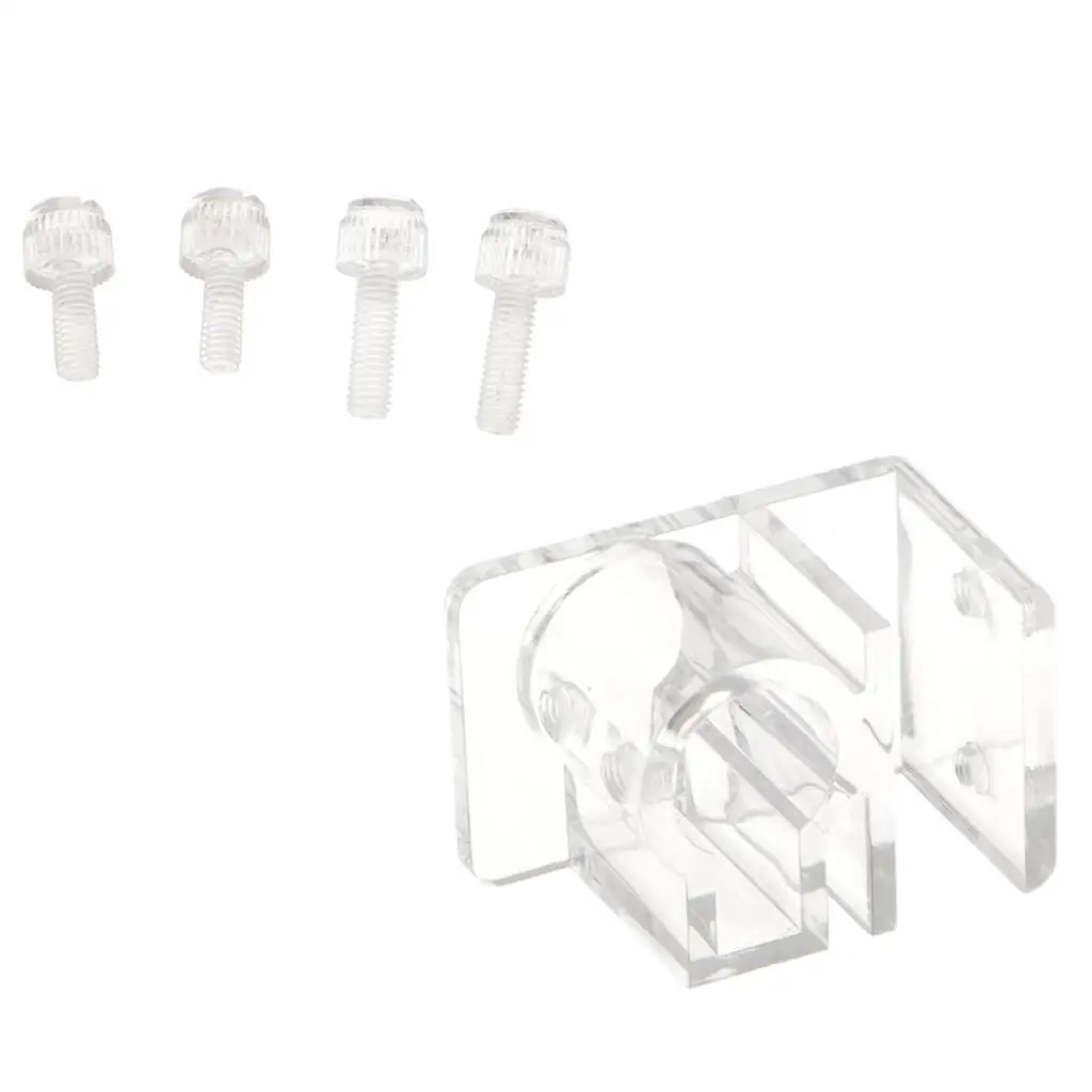 Aquarium Accessories Aquarium Clip Holders Aquarium Clip Holder Acrylic Aquarium Pipe Clip Clamp Holder to Fix 12mm/16mm Inflow Outflow Water Tube