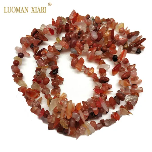 3-5MM 천연 석재 비즈 불규칙한 Lapis Lazuli Agates 크리스탈 Amazonite 호랑이 눈 보석 만들기 Diy 여성 팔찌 매력 4