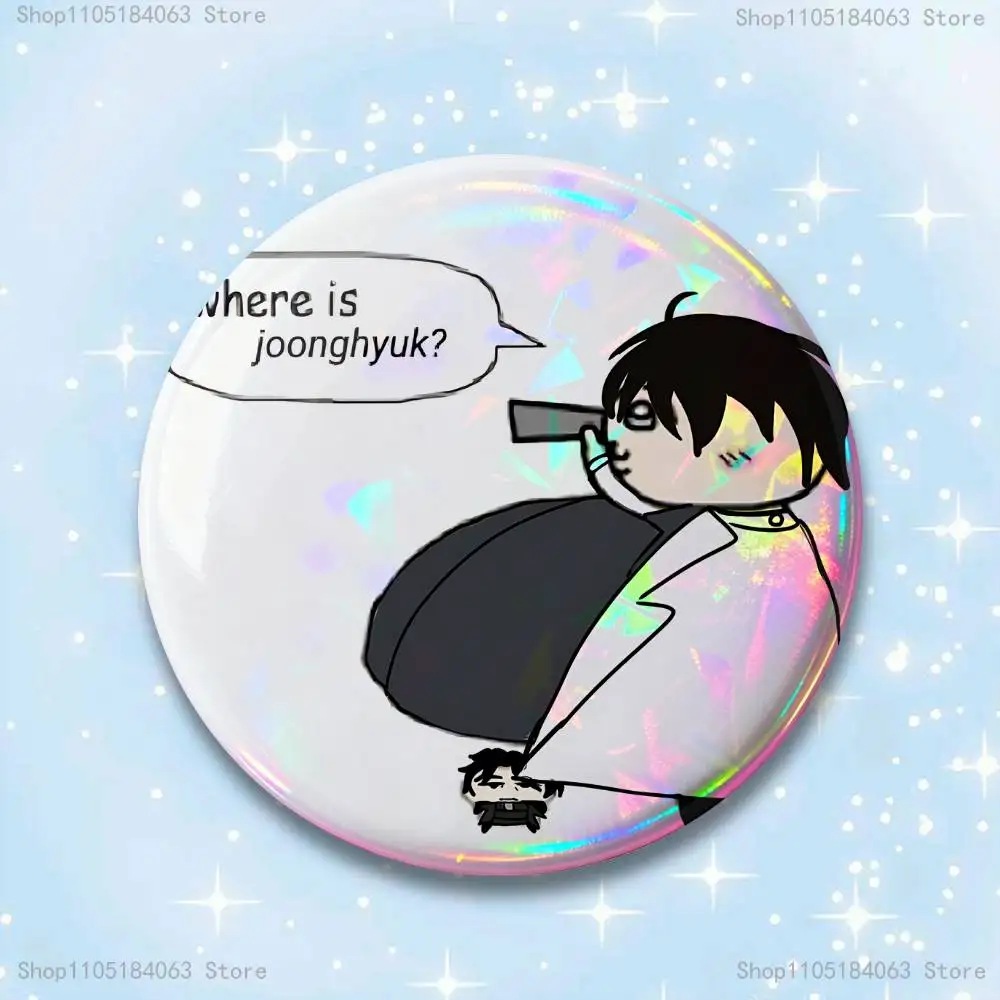 Kim Dokja ORV Abzeichen 25 32 44 58 75 mm runde Cosplay Pin Bag Decor Fans sammeln Freunde Geschenke Brosche Souvenir – Detail 16