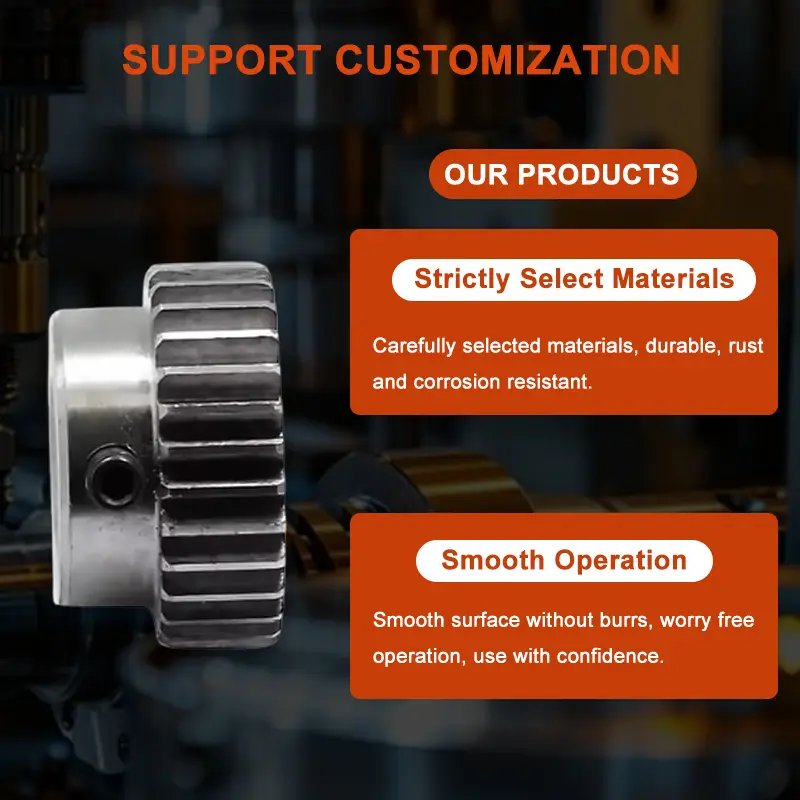 1 Module Spur Gear 1M 17 Teeth/18 Teeth/19 Teeth/20 Teeth Standard Hole 6/6.35/8/10mm Precision 45# Steel Motor Boss Gears image 2