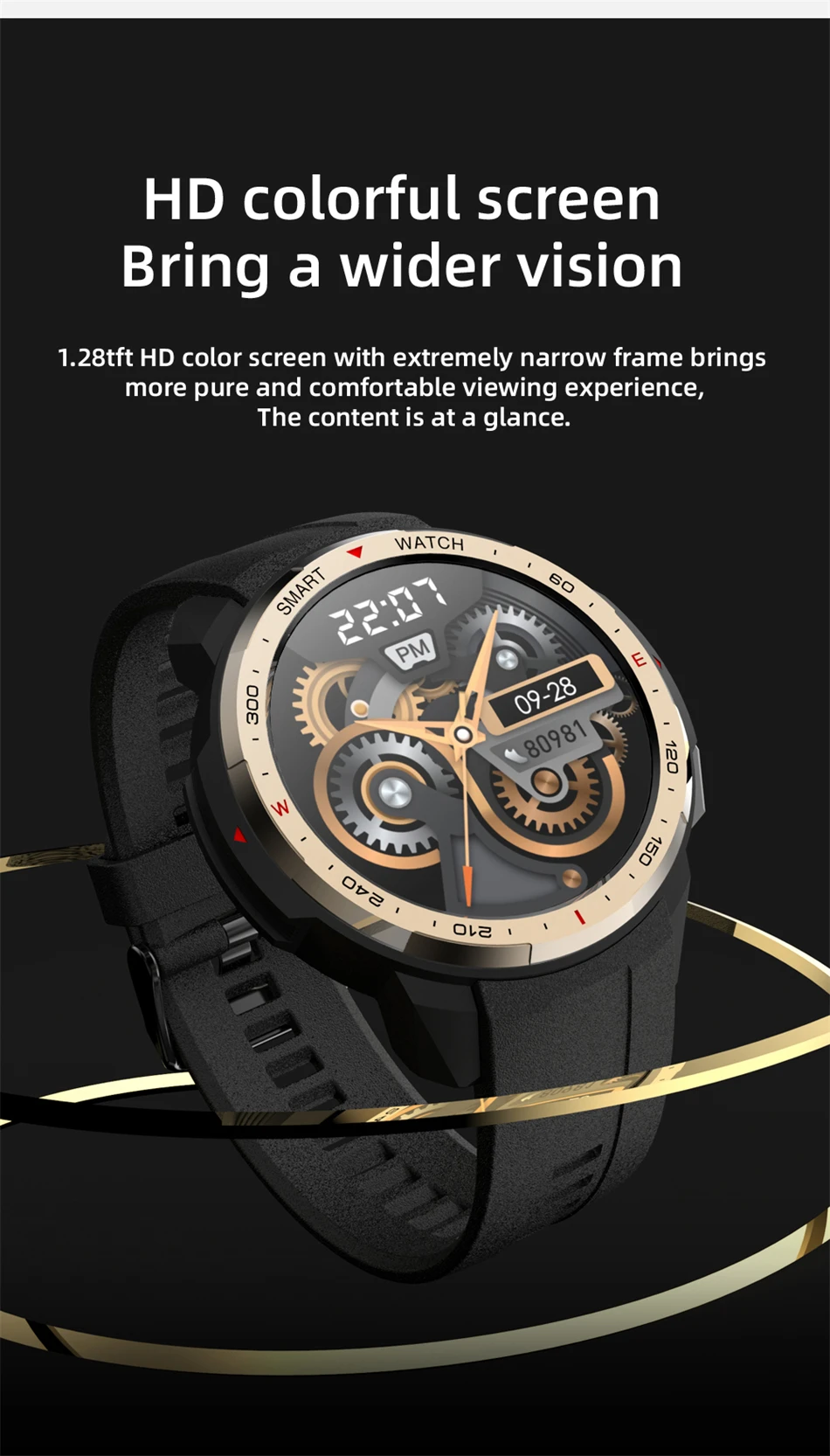 KALOSTE Smart Watch Man Bluetooth Call Blood Pressure Blood Oxygen Watch Local Music Recorder Smartwatch For Huawei Xiaomi +Box