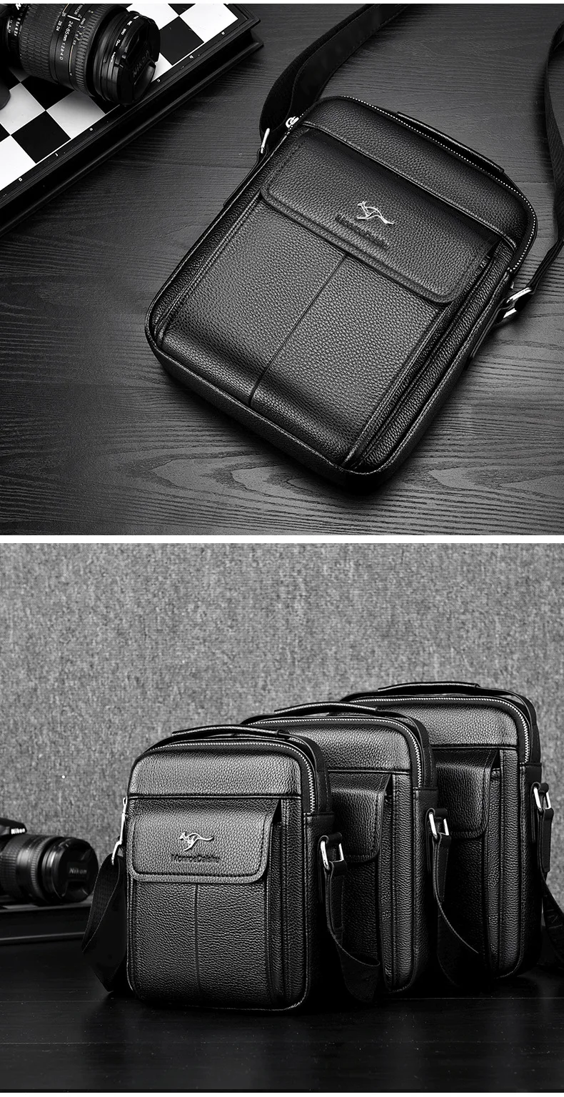 New Men's Bag Retro Shoulder Bag for Husband Fashion Handbag Leisure Crossbody Bags Luxury Designer Bag Father's Day Gift