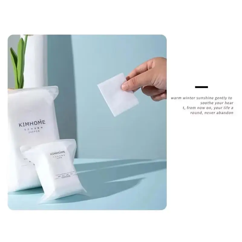 240PCS Multi Functional Cotton Makeup Remover Pads Special Stretchable Thin Toner Facial Mask Paper Soft Makeup Remover Pads