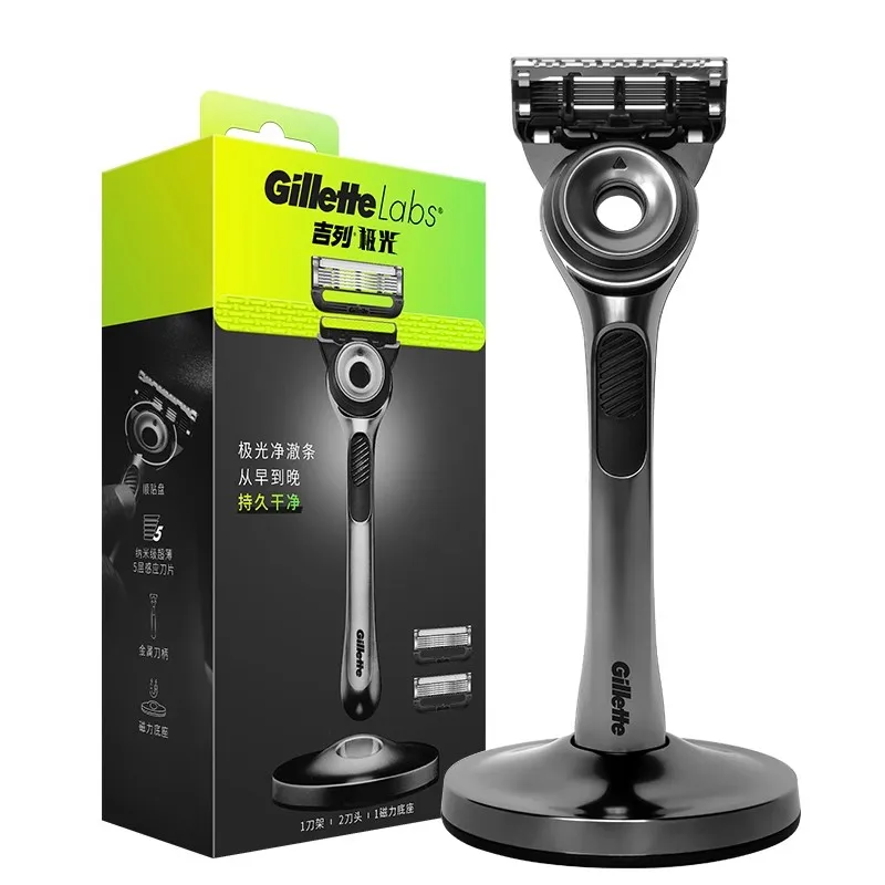 Gillette Razor 5 Strati Di Lame Di Spessore Di Grado Nano 4 Opzioni Possono Scegliere Labs Razor Aurora Series