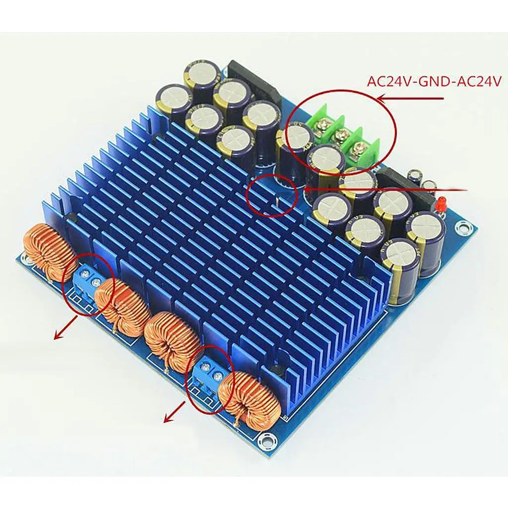 

Class D 2 Channel Hifi Digital Amplifier Board TDA8954 Stereo AMP 420W 2