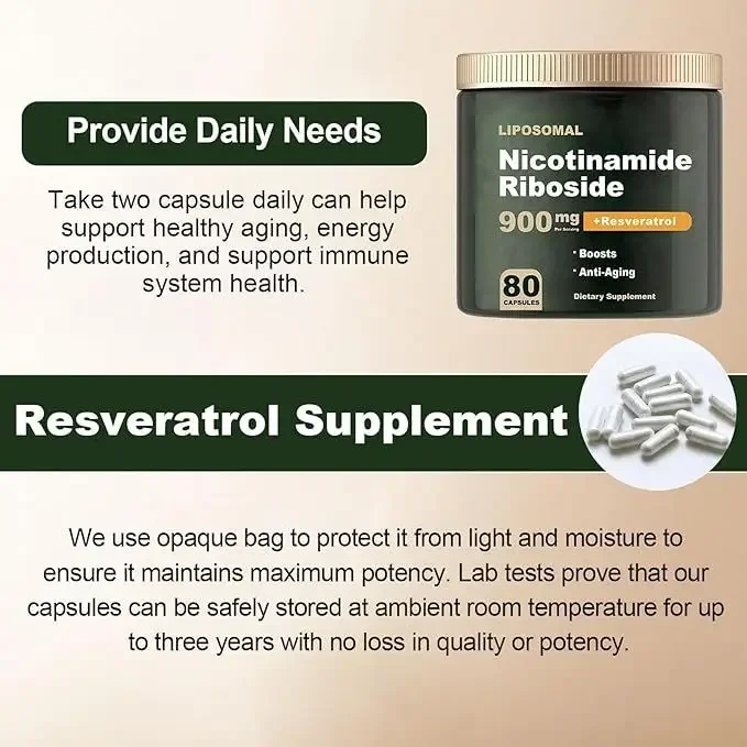 Nicotinamide riboside capsules improve energy metabolism digestive system promote fat consumption 1 bottle