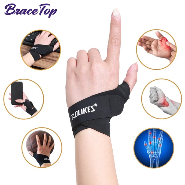 Muñequera Flexible para tendinitis, muñequeras transpirables, Protector para  mano derecha e izquierda, 1 unidad - AliExpress
