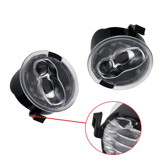2 قطعة LED الجانب مرآة البركة ضوء مصباح الجمعية لفورد F150 الحارس حافة الانصهار اكسبلورير إكسبيديشن فليكس الثور X ، 6000K الأبيض