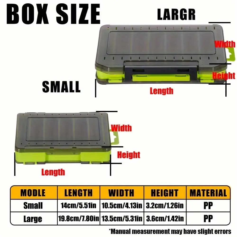 CAZULO Premium Double-Sided U-Shaped Fishing Gear Storage Box