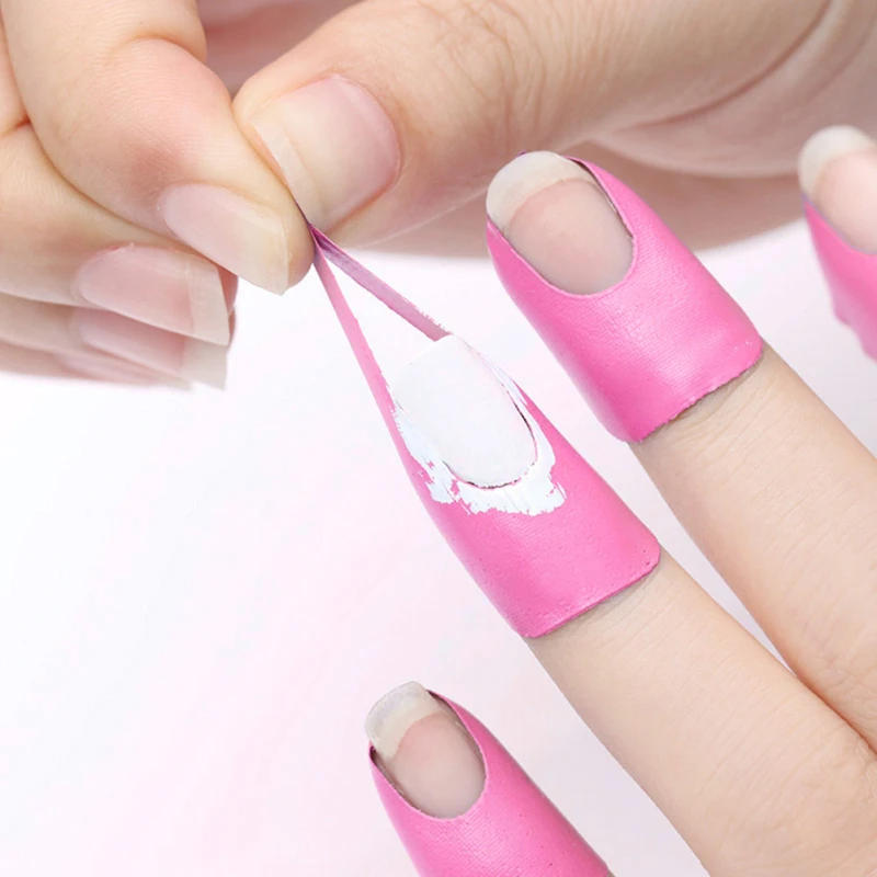 1~20PCS Nail Protector Spill-proof Convenient U-shape Nail Tape Manicure Tools Popular Nail Polish Peel Off Innovative U-shape images - 6