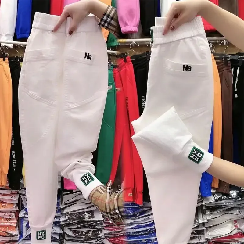 Luxury Women's Clothing Slacks Sweatpants for Women Casual Baggy Korean Fashion Streetwear Jogger Clothing Oversize Sports Pants