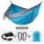 220x90cm Single Camping Hammock lightweight parachute Hammock with 2 Tree Strap for Indoor outdoor Adventure Beach Travel Hiking 15