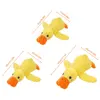 Dog Calming Duck Pet Plush Toy Bite Resistant Sleeping Sound Making Small Yellow Duck For Small Dogs Golden Retriever Chew Toys 6