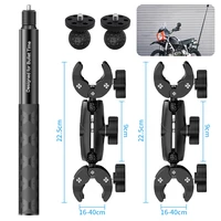 For Insta360 x2 x3 x4 x5 Motorcycle Bike Mount Selfie Stick for Insta 360 x2 x3 x4 x5 Moto Monopod Handlebar Accessories Kit