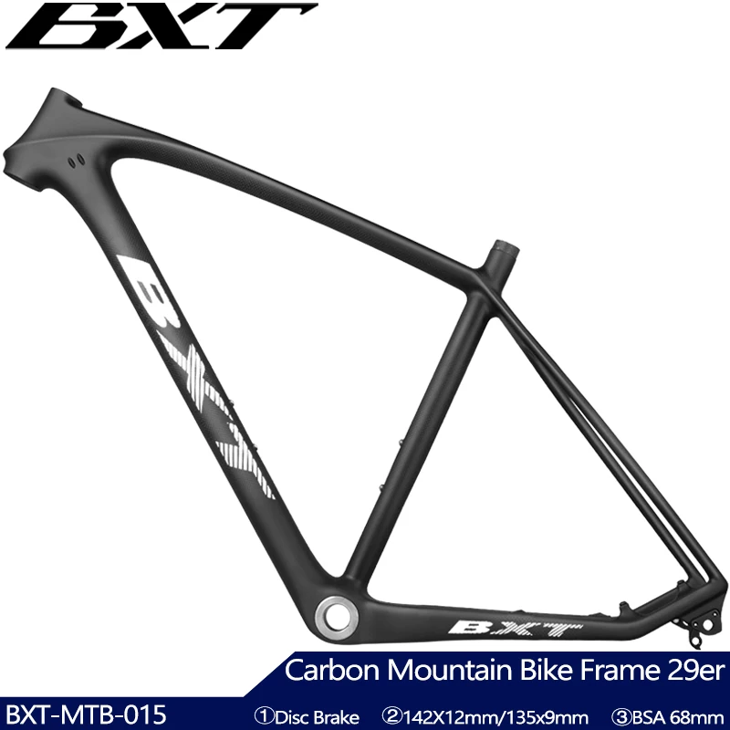 Bxt Brand T1000 Carbon Mtb Frame 29er Carbonal Bike Frame 29 Carbon  Mountain Bike Frame 142*12 Or 135*9mm 27.5 Bicycle Frame - Bicycle Frame -  AliExpress