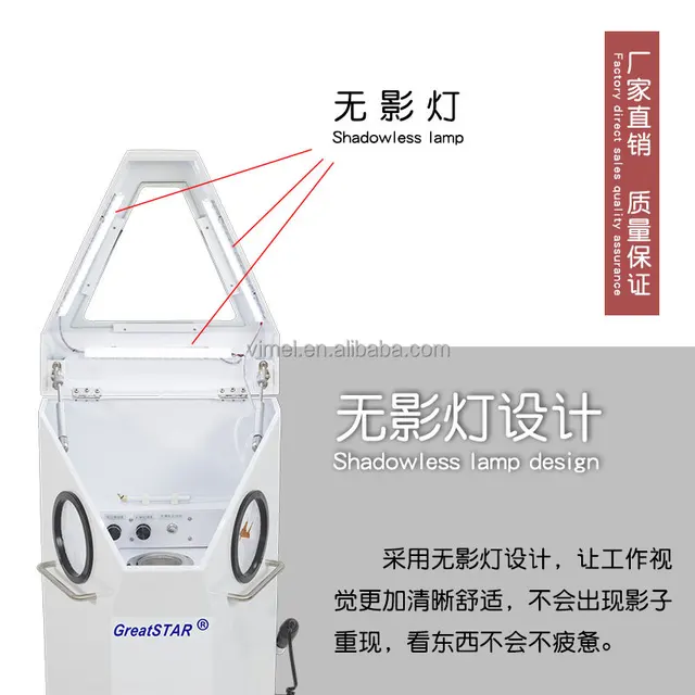 Mobile Dental Lab Equipment: All In One Dental Sandblasting Grinding Machine