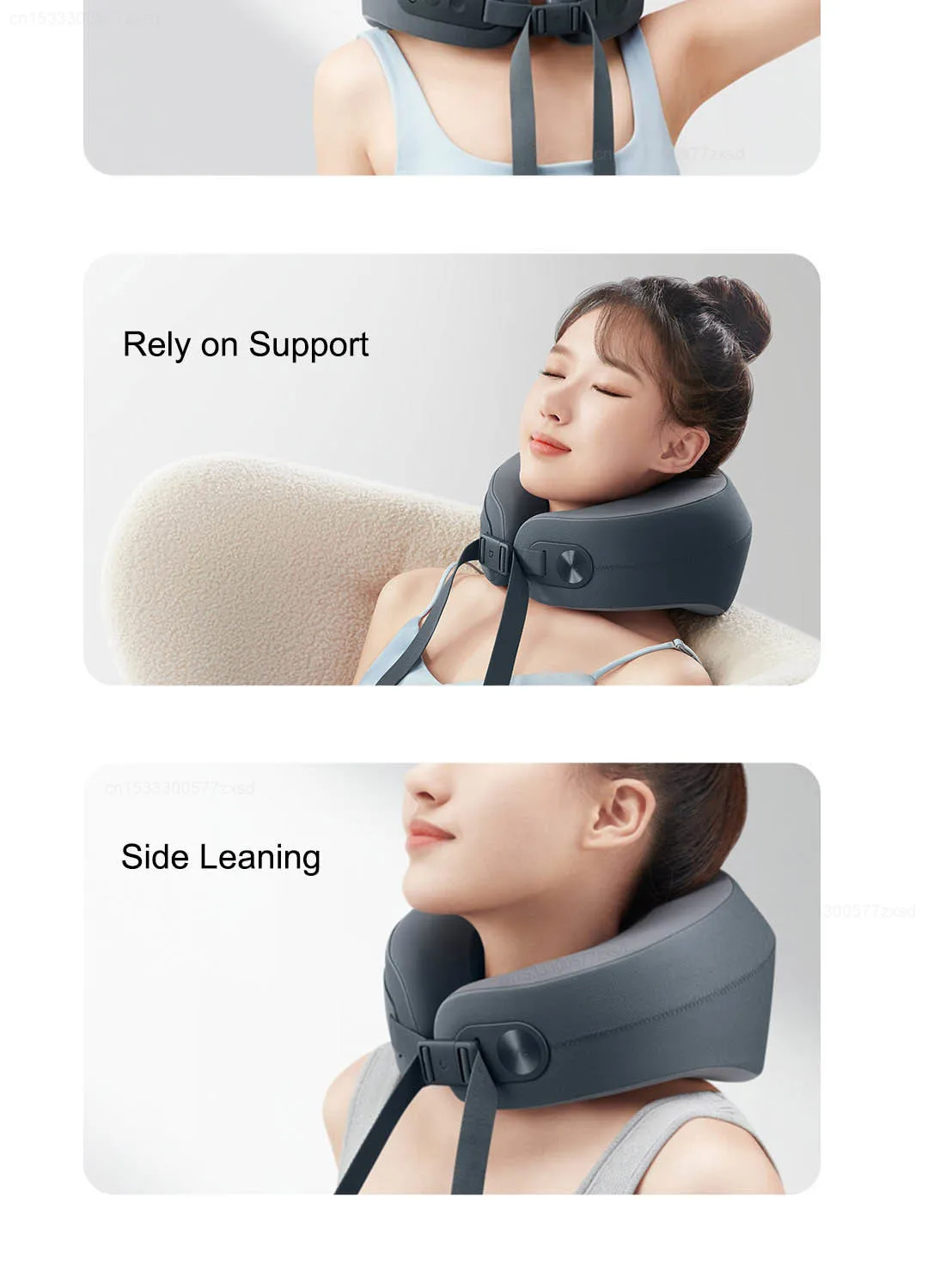Xiaomi Mijia Smart Neck Massage Relief Neck Shoulder Pain Work with Mi Home App 2550mAh description image 13