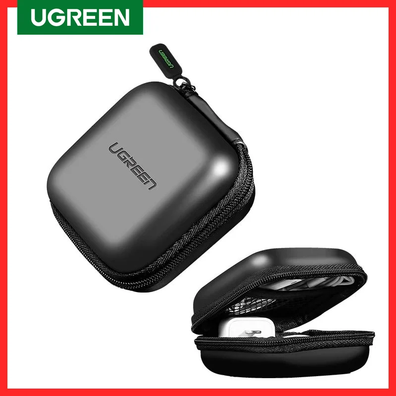 

UGREEN Earphone Case Hard Headphone Bag For Airpods Earpods Sennheiser Ear Pads Wireless Bluetooth Earphone Accessories