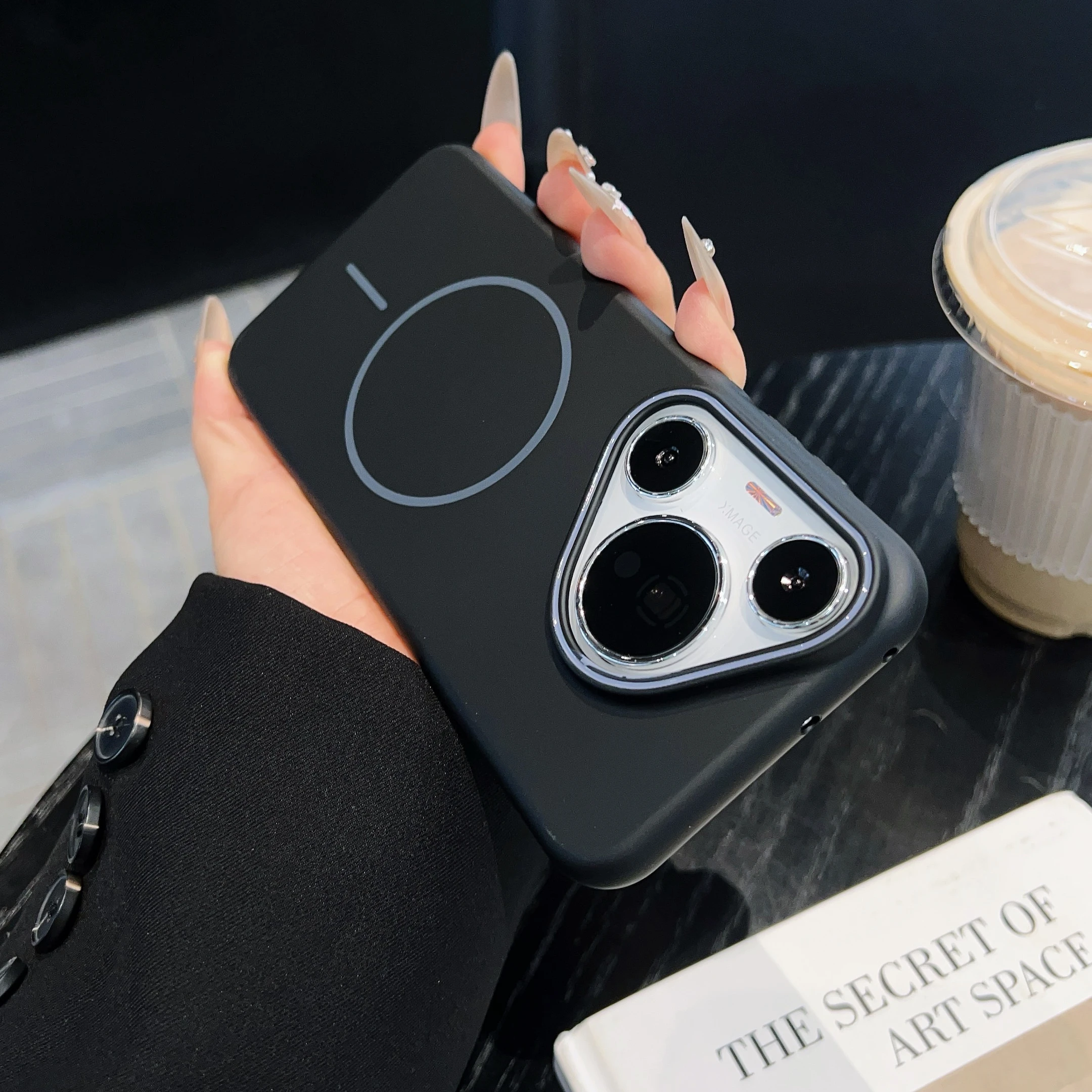 Luxury Magnetic Matte Phone Case with Magsafe Compatibility