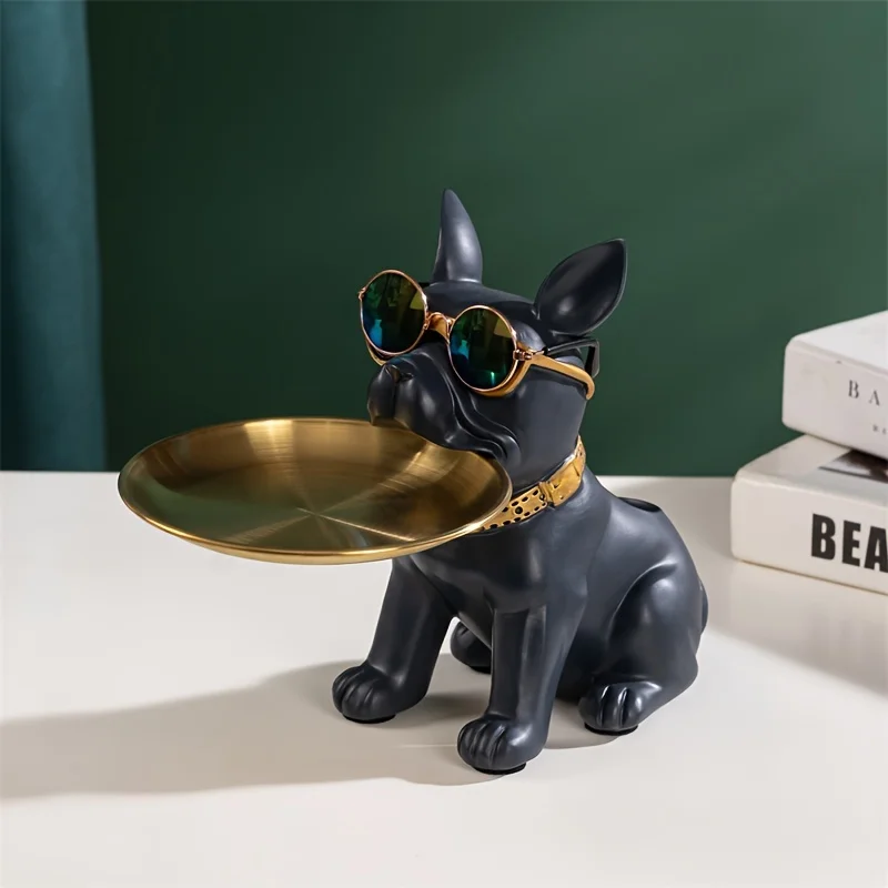 French Bulldog Tray Statue 5