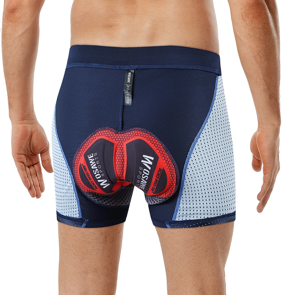 Cycling Underwear Men Cycling Shorts 3D Cycling Gel Pad Shockproof Bicycle Underpant