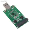 1Pc Mini USB 3.0 to PCIE mSATA External SSD PCBA Conveter Adapter Card